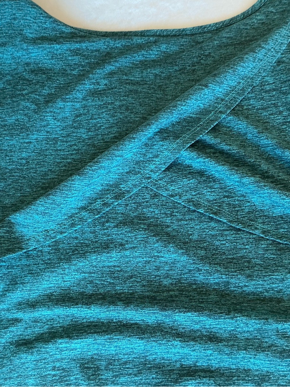 Patagonia Seabrook Sleeveless Travel Dress Size Large Heathered Teal Green - Picture 6 of 9